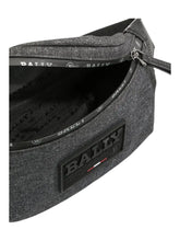 Load image into Gallery viewer, Bally Redo 6234241 Antracite Black Belt Bag MSRP $480
