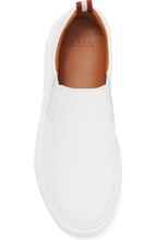 Load image into Gallery viewer, Bally Charles 6240397 Men&#39;s White Lamb Leather Sneakers MSRP $570
