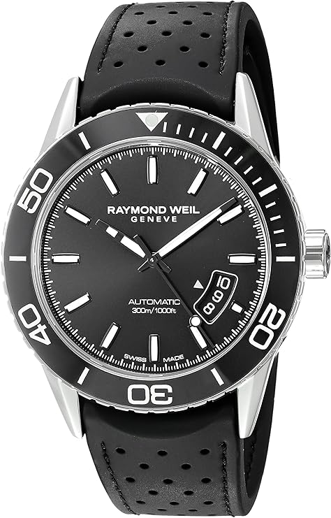 Raymond Weil Men's 2760-SR1-20001 Freelancer Automatic Watch 42mm MSRP $2250