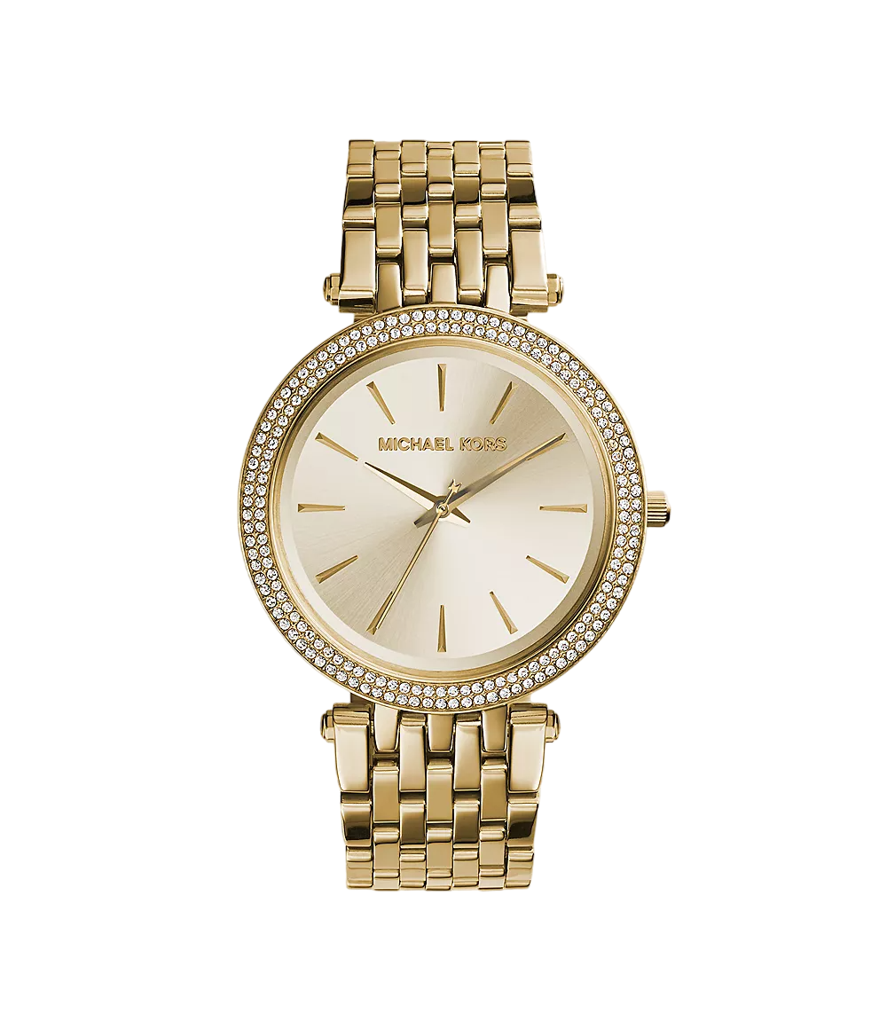 Michael Kors Darci MK3191 Women's Gold-Tone Quartz 39mm Watch MSRP $250