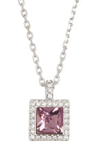 Load image into Gallery viewer, Swarovski 5260703 Light Amethyst Crystal GINO Set Necklace &amp; Earrings MSRP $149
