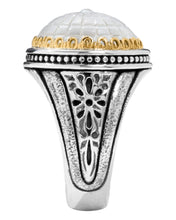 Load image into Gallery viewer, Konstantino Dome Silver 18k Gold MOP Doublet Ring DKJ972-313 S6 MSRP $850
