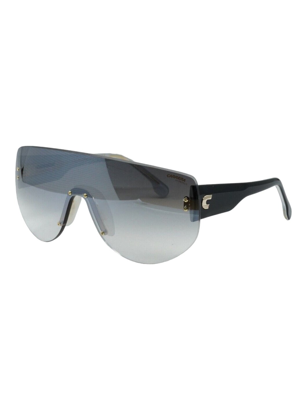 Carrera FLAGLAB 12 Black/Silver 99-01-140 Sunglasses MSRP $325