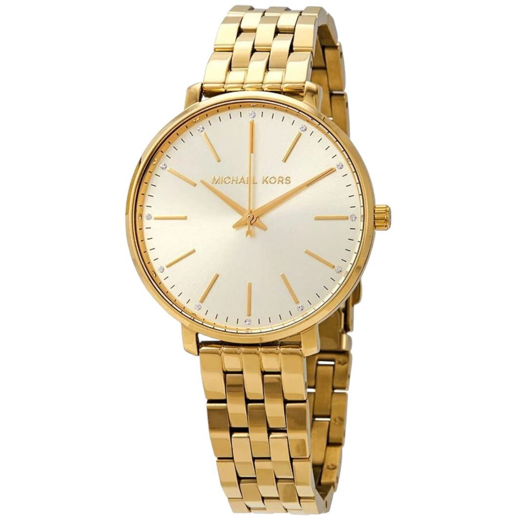 Michael Kors Pyper MK3898 Women's Gold Quartz 38MM Watch MSRP $195