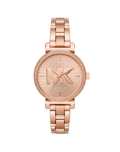 Load image into Gallery viewer, Michael Kors Sofie MK4335 Women&#39;s Rose Gold-Tone Quartz 36mm Watch MSRP $250
