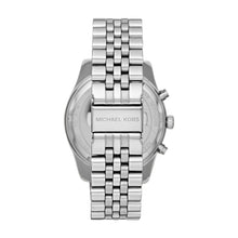 Load image into Gallery viewer, Michael Kors Lexington MK8689 Men&#39;s Silver-Tone Chronograph 42mm Watch MSRP $275
