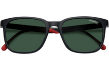 Load image into Gallery viewer, CARRERA Men&#39;s 8046/S Matte Black Frame Green Polarized Lens Sunglasses MSRP $195
