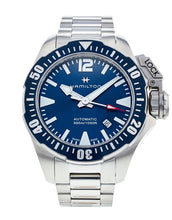 Load image into Gallery viewer, HAMILTON Men&#39;s H77705145 Khaki Navy Frogman Automatic Watch 42mm MSRP $1145
