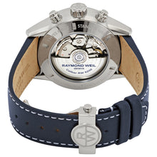 Load image into Gallery viewer, Raymond Weil Men&#39;s Freelancer Automatic Blue Chronograph Watch 42mm MSRP $2595
