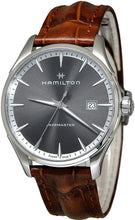 Load image into Gallery viewer, HAMILTON Men&#39;s H32451581 Jazzmaster Grey Dial Leather Band Watch 40mm MSRP $595
