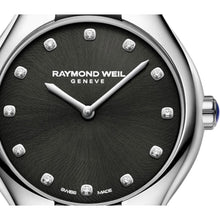 Load image into Gallery viewer, Raymond Weil Women&#39;s 5132-ST-20081 Noemia Diamond Black Watch 32mm MSRP $1295
