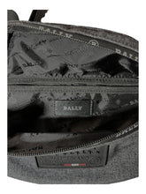 Load image into Gallery viewer, Bally Redo 6234241 Antracite Black Belt Bag MSRP $480
