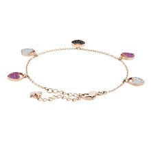 Load image into Gallery viewer, Swarovski Ginger 5472444 Rose Gold-Tone &amp; Multicolor Crystal Plated Bracelet
