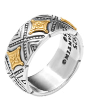 Load image into Gallery viewer, Konstantino Dome Sterling Silver and 18k Gold Ring DKJ976-130 S9 MSRP $490
