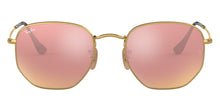 Load image into Gallery viewer, NEW RAY-BAN Women&#39;s Hexagonal Flat Lens Sunglasses RB3548N 001/Z2 MSRP $188
