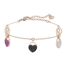 Load image into Gallery viewer, Swarovski Ginger 5472444 Rose Gold-Tone &amp; Multicolor Crystal Plated Bracelet
