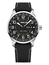 Load image into Gallery viewer, Wenger Swiss Army Men&#39;s 01.1541.127 Attitude Black Dial Watch 42mm MSRP $220
