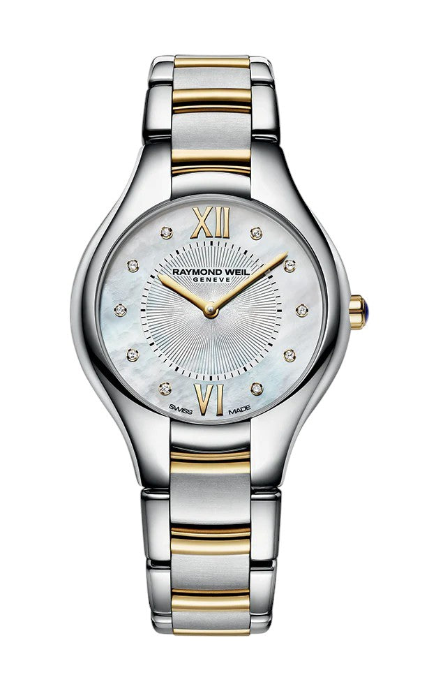 Raymond Weil Women's 5132-STP-00985 Noemia MOP Quartz Watch 32mm MSRP $1850