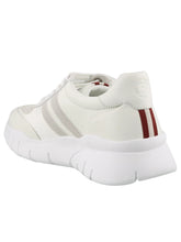 Load image into Gallery viewer, Bally Bison 6230656 Men&#39;s White Lamb Leather Sneakers MSRP $470
