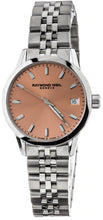 Load image into Gallery viewer, Raymond Weil Women&#39;s 5634-ST-80021 Freelancer Rose Quartz Watch 34mm MSRP $995
