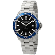 Load image into Gallery viewer, Raymond Weil Men&#39;s 8260-ST3-20001 Tango Black Dial Watch 42mm MSRP $995
