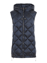 Load image into Gallery viewer, MAX MARA Women&#39;s &#39;The Cube&#39; Tregil Gilet Blue Puffer Vest MSRP $1250
