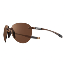 Load image into Gallery viewer, NEW REVO Men&#39;s Descend A Crystal Brown Polarized Aviator Sunglasses MSRP $219
