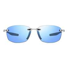 Load image into Gallery viewer, NEW REVO Men&#39;s Descend Fold Crystal Blue Polarized Sunglasses MSRP $239
