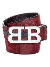 Load image into Gallery viewer, Bally 6239333 Men&#39;s Mirror Buckle Reversible Heritage Red Belt EU 95/US 38 MSRP $450
