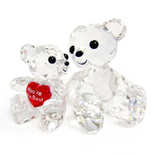 Load image into Gallery viewer, Swarovski Kris Bear 5427994 You&#39;re The Best Crystal Figurine MSRP $129
