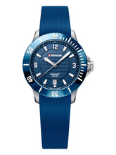 Load image into Gallery viewer, Wenger Swiss Army Ladies 01.0621.112 Seaforce Blue Dial Watch 35 mm MSRP $270
