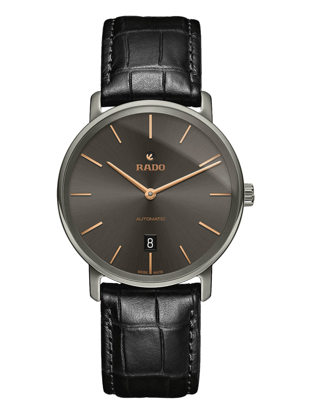 Rado R14067156 Men's Diamaster Titanium Automatic Gray Dial 41 mm MSRP $2300