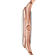 Load image into Gallery viewer, Michael Kors Slim Runway MK3197 Women&#39;s Rose-Gold Quartz 42MM Watch MSRP $195
