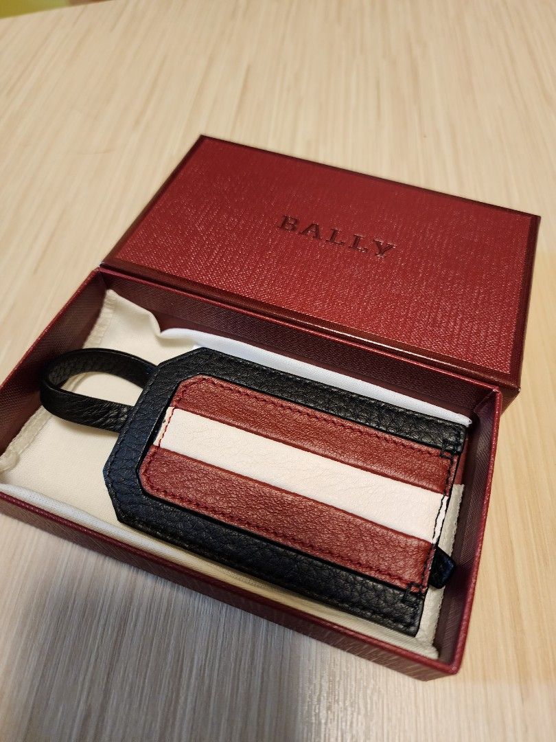 Bally Tabby 6224726 Black Luggage Tag MSRP $100