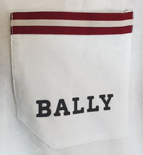 Load image into Gallery viewer, Bally 6233732 Men&#39;s Bone 100% Cotton Pocket T-Shirt MSRP $300
