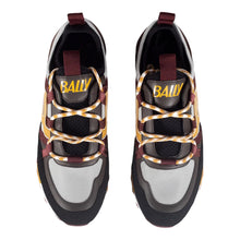 Load image into Gallery viewer, Bally Glick 6300602 Men&#39;s Black and Bruno Synthetic Rubber Sneakers MSRP $560
