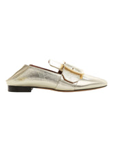 Load image into Gallery viewer, Bally Janelle  6221052 Women&#39;s Champagne Goat Leather Loafers US 9 MSRP $650
