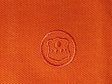 Load image into Gallery viewer, Bally 6303584 Men&#39;s  Bone/Orange Striped Organic Cotton Polo Shirt MSRP $320
