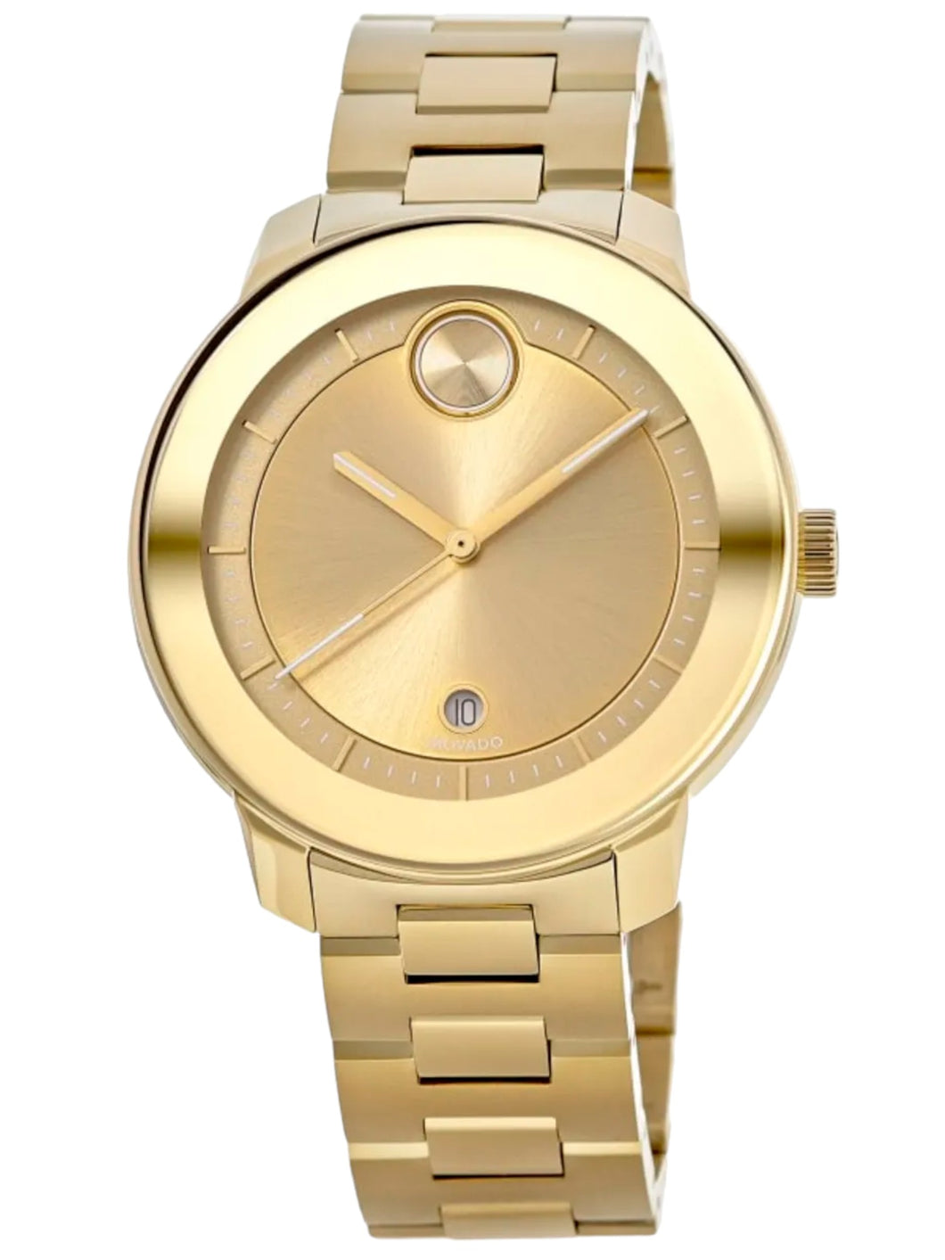 Movado BOLD Women's 3600750 Verso Stainless Steel Link Bracelet Quartz Watch 38mm MSRP $795