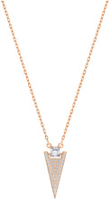 Load image into Gallery viewer, Swarovski Funk 5241276 Rose Gold Plated &amp; Crystal Pendant Necklace MSRP $99
