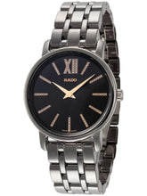 Load image into Gallery viewer, Rado R14064707 Ladies DiaMaster Black Diamond Dial Black Ceramic 33 mm MSRP $4100
