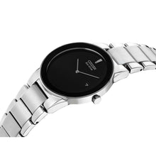 Load image into Gallery viewer, Citizen Axion AU1060-51E Men&#39;s Eco-Drive Black Dial Bracelet Watch MSRP $350
