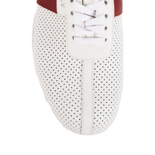 Load image into Gallery viewer, Bally Frenz Men&#39;s 6233822 White Perforated Leather Sneakers MSRP $535 NEW
