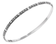 Load image into Gallery viewer, Konstantino Classic Sterling Silver Etched Bangle Bracelet BKJ186-131 MSRP $200
