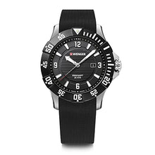 Load image into Gallery viewer, Wenger Swiss Army Men&#39;s 01.0641.132 Seaforce Black Dial Watch 43 mm MSRP $270
