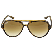 Load image into Gallery viewer, NEW RAY-BAN Men&#39;s Cats 5000 Classic Aviator Tortoise Sunglasses RB4125 710/51 MSRP $178
