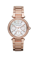 Load image into Gallery viewer, Michael Kors Parker MK5616 Women&#39;s Rose Gold-Tone Quartz 33mm Watch MSRP $275
