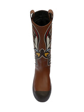 Load image into Gallery viewer, Bally Chambery Women&#39;s 6302968 Brown Leather Knee-High Boot MSRP $1350
