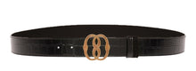 Load image into Gallery viewer, Bally 6305270 Croc Embossed Adjustable Reversible Brown Leather Belt EU 90/US36 MSRP $490
