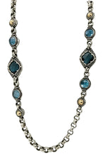 Load image into Gallery viewer, Konstantino Thalassa Sterling Silver 18k Gold Necklace KOMK4678-298-CUT-18 $1820
